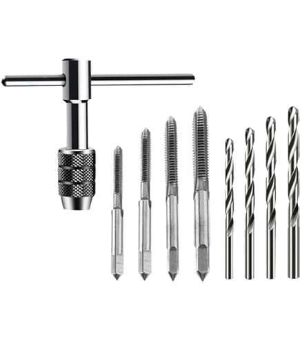 Amazon.co.jp: ネジねじきりタップ 6本セット タップハンドル T型