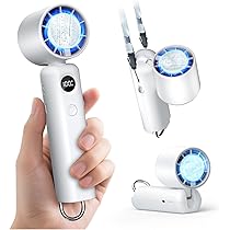 モバイルファン Amazon | 携帯扇風機 ハンディファン 【2025新設計 SP暴風モード