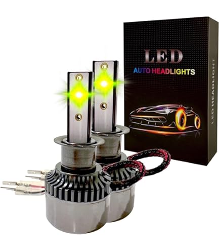 Amazon | 12V 24V 対応 H3 LED フォグ ランプ バルブ 2個セット