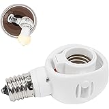 Aiwode|角度の可変式ソケット|E17 LED電球専用|E17→E17変換ソケット 可動|E17 led 人感センサー 回転|斜め付けダウンライトに直下方向に取付可能|ダウンライトのE17ブラケットだと|AC100V 使用可能LED電球：100W
