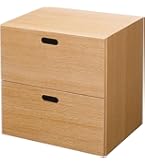 無印良品スタッキングシェルフ５段×２列・オーク/チェスト4個付 スタッキングシェルフセット・5段×2列・オーク材 | 無印良品