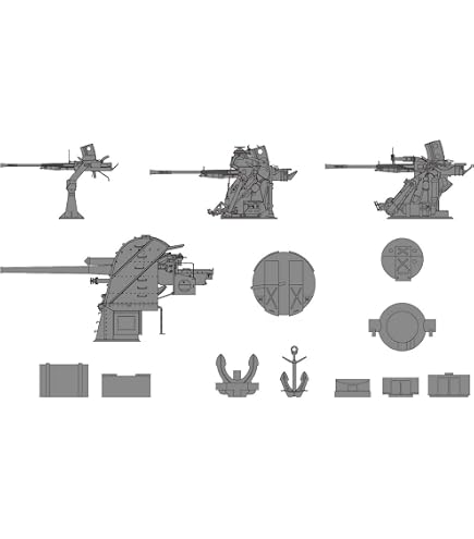 Amazon | ピットロード 1/700 WW-II 日本海軍艦船 装備セット VII No.7