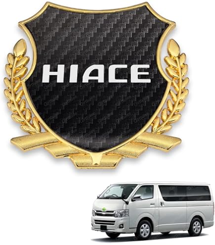Amazon | mut EUプレミアムエンブレム トヨタ HIACE ハイエース 
