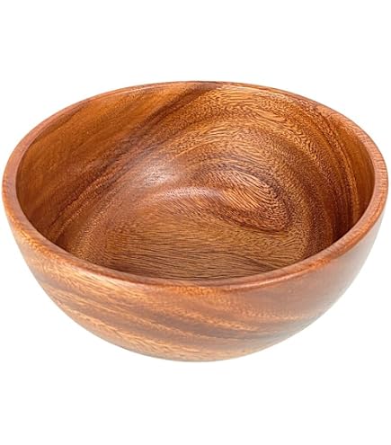 Amazon.co.jp: カインズ(CAINZ) アカシア サラダボウル S 幅13cm 奥行