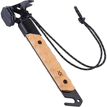 テント設営用ペグハンマーセット ペグ (大) スチール製 30cm 8本 ハンマー付き セット φ0.8cm