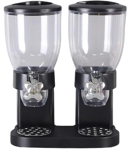 シリアルディスペンサー Amazon｜Zxpjkyu ダブルシリアルディスペンサー 家庭用パントリー