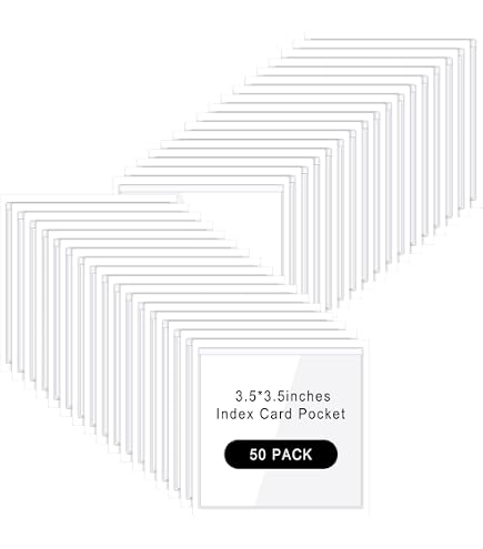 HERMA 1428 Self-Adhesive A5 Pockets - 10 Pack, Transparent PP Film With Permanent Adhesive