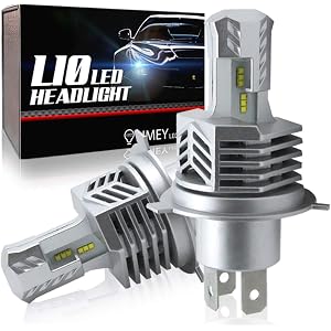 【2020年 業界最強 光軸調整可能】LIMEY H4 ledヘッドライト 車検対応 車/バイク用 Hi/Lo ホワイト 6500K 12V車対応(ハイブリッド車・EV車・旧車対応) 取説書付 2個入 3年保証 - L10H4