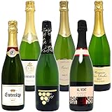 ヴェリタス本格シャンパン製法＆フランス産 辛口 スパークリングワイン 6本セット(750mlx6)