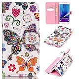 UNEXTATI Galaxy Note 5 用 ケース PU レザー 手帳型ケース カバー 液晶保護 カード収納 スタンド機能 Samsung Galaxy Note 5 対応 (マルチカラー #1