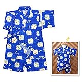 (ネイビー/95cm) ベビー服 甚平 半袖 男の子 くろわっさんすべべ トンボ柄 日本製生地 綿100％ 上下組 タコ糸切替 男児 ベビー