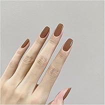 未使用　ネイルチップ シンプル ブラウン ネイルシール 貼るだけ 24枚 楽天市場】300円OFF ネイルチップ ネイルシール 貼るだけ 付け爪