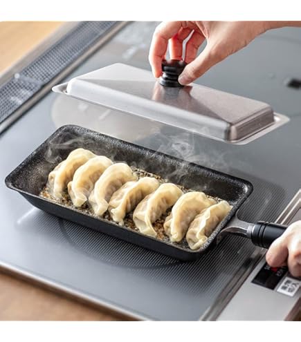 Amazon｜ナイスクッキング 鉄製餃子鍋(ナイロンターナー付) N-34｜餃子