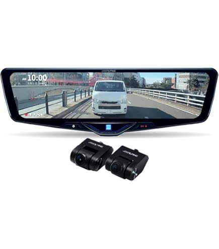 Amazon.co.jp: PORMIDO ドライブレコーダー ミラー 前後カメラ 超