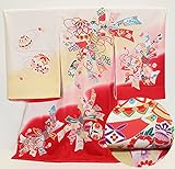 束ね熨斗 鞠 ぼかし染め 京友禅 お宮参り 着物 女の子（初着 産着 のしめ）【絹100% 友禅 】