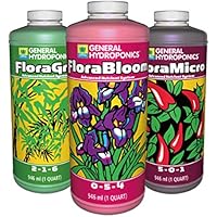 水耕栽培肥料 GHフローラ （946ml） 3本セット