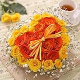 BunBunBee アレンジ 「ハーティ・ローズ」 (オレンジ)