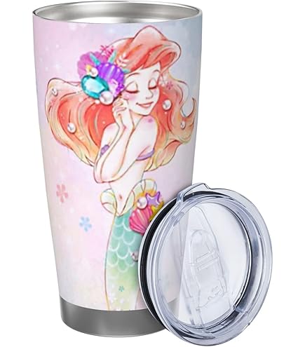 Amazon｜ディズニー アリエル スノーグローブタンブラー ストロー付き