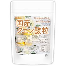 Amazon | NICHIGA(ニチガ) 国産 クエン酸 粒 200g（約1100粒） 澱粉