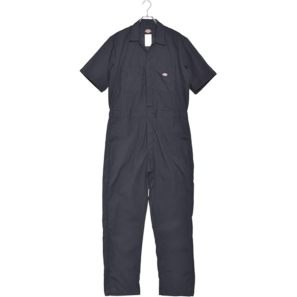 Dickies ネイビーオーバーオール つなぎ　半袖　３L 本格ワークブランド製の春夏用ツナギ!! DICKIES ディッキーズ