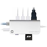 TUNEWEAR ALMIGHTY DOCK C1 マルチUSB-Cハブ Ethernet HDMI 4K PD対応 シルバー TUN-OT-000027