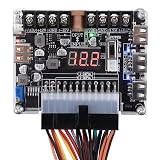 zmart 20 24 ピン ATX 電源 アダプタ ボード 電源モジュール アダプタ 調整可能な電圧 赤色デジタル ディスプレイ付き Pd2.0Pd3.0 対応
