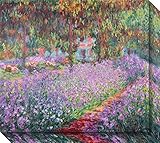 キャンバスアートギャラリーラップ' The Artist 's Garden at Giverny , 1900 ' byクロード・モネ Size: 22 x 20 (Approx) 3854642