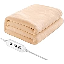 電気毛布 10段階温度調節＆省エネタイマー 188×130cm 丸洗い可能 Amazon.co.jp : 電気毛布 洗える 188*130CM 6段階温度調整 自動オフ