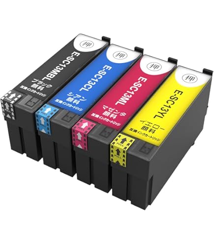 Amazon | 【純正品 3色セット】 エプソン SC13シリーズインク SC13 CL