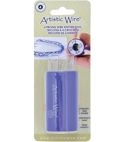 Lazee Daizee Viking Knit Tool - 1/2 Inch Hexagon Wire Weaving Jewelry Making Kit