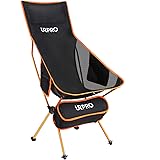 URPRO Outdoor Camping Chair Portable Lightweight Folding Camp Chairs with Headrest High Back for Outdoor Hiking Travel Picnic