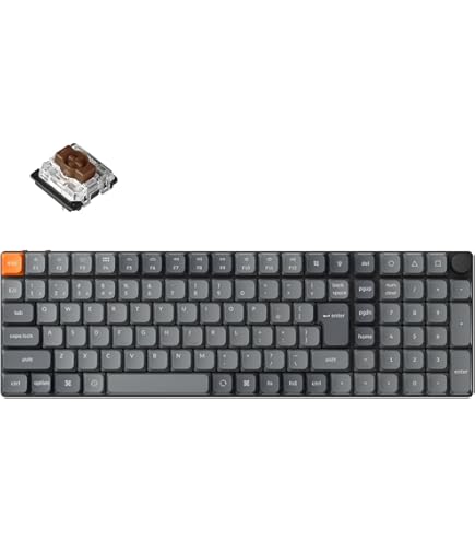 Amazon | Keychron K5 ワイヤレス・メカニカルキーボード（テンキー付