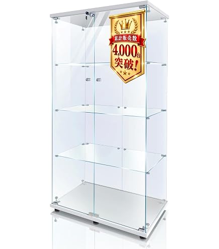 Amazon.co.jp: 不二貿易 ガラスディスプレイケース(クリア) FJ-98882