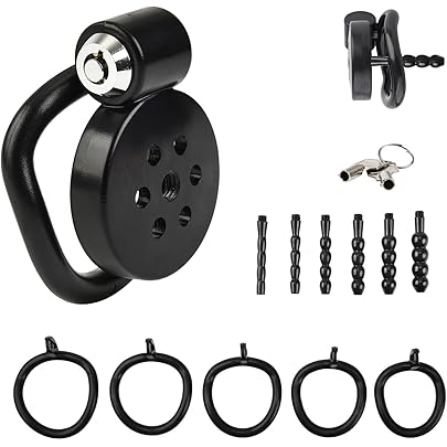 Amazon.co.jp: Chastity Belt Stainless Steel Men Flat Chastity Lock