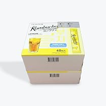 Amazon.co.jp: コンブチャ レモン味 5g×40包 200g×2箱セット : 食品