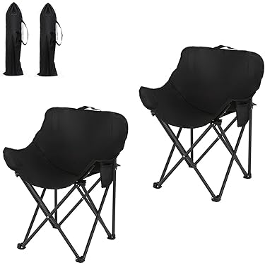 期間限定値下げ❗️新品❗️超美品❗️リクライニングアウトドアチェア ブラック kasimaw_kg0620-13a
