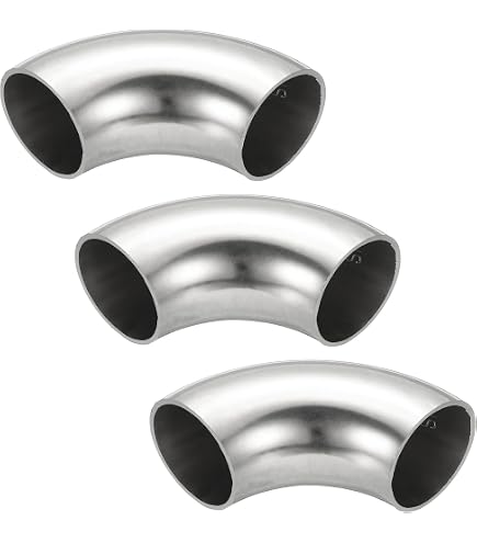 Amazon.co.jp: PATIKIL 2個 90度マンドレルベンドエルボ 外径38 mm 鋼