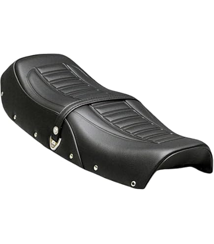 Amazon | 旧CB400F 黒皮 タックロールシート 金具黒/ブラックレザー Amazon | 旧CB400F 黒皮 タックロールシート 金具黒/ブラックレザー