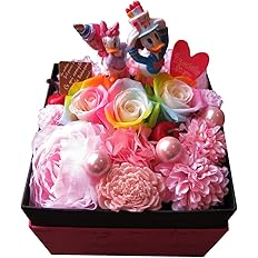 Amazon 誕生日プレゼント ディズニー フラワーギフト レインボーローズ プリザーブドフラワー バースデー ドナルド デージー B プリザーブドフラワーフレンチbox入り 誕生日プレゼント 記念日の贈り物におすすめのフラワーギフト フラワーガーデンリーブス