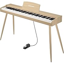 Amazon | KIMFBAY 電子ピアノ 88鍵盤 木製 電子 ピアノ 88鍵 Digital