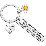 ENSIANTH Daisy Jewelry Daisy Lover Gifts Motivational Friendship Gift Flowers Jewelry A Daisy Doesn't Pretend to Be A Rose Ke