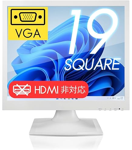 Amazon.co.jp: I-O DATA 19型スクエア液晶ディスプレイ ホワイト LCD