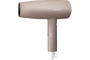 SALONIA サロニア スピーディーイオン ドライヤー 大風量 速乾 軽量 マイナスイオン ヘアドライヤー SL-013ABE ベージュ【Amazon.co.jp限定】