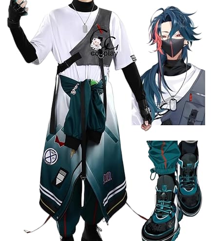 Amazon.co.jp: Vtuber 3SKM 北見遊征コスプレウィッグ +靴 : ホビー