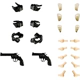 トミーテック(TOMYTEC) リトルアーモリー LAOP13 創彩少女庭園用 タクティカルグローブ2 リボルバーセット ブラック プラモデル用パーツ