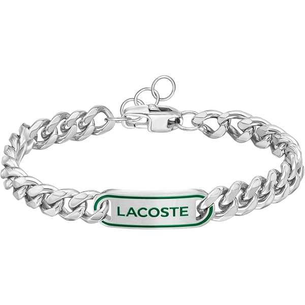Amazon | [Lacoste] SET&MATCH メンズブレスレット, One Size