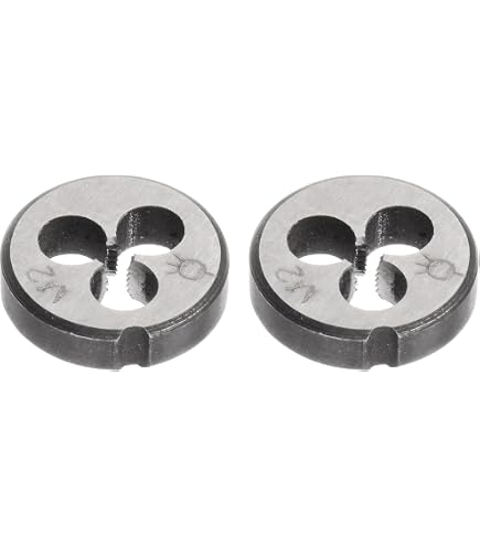 Uxcell M25 X 1.5 Round Threading Die – Right-Hand, 55mm OD, Alloy Tool Steel, 6g Accuracy For External Thread Cutting & Repair
