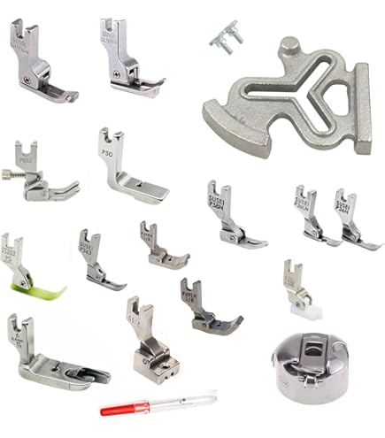 Pied presseur à rouleau en cuir pour machine à coudre Singer 17U - PWSHYMI - Taille M 12265 Pied presseur à rouleau en cuir pour machine à coudre Singer 17U - PWSHYMI - Taille M 12265