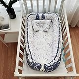 Abreeze Ruffled Baby Travel BedベビーベッドDedポータブルベビーベッドポータブル赤ちゃんCots 0 – 24ヶ月の赤ちゃん3pcs L35.4"xW21.6"xH6"