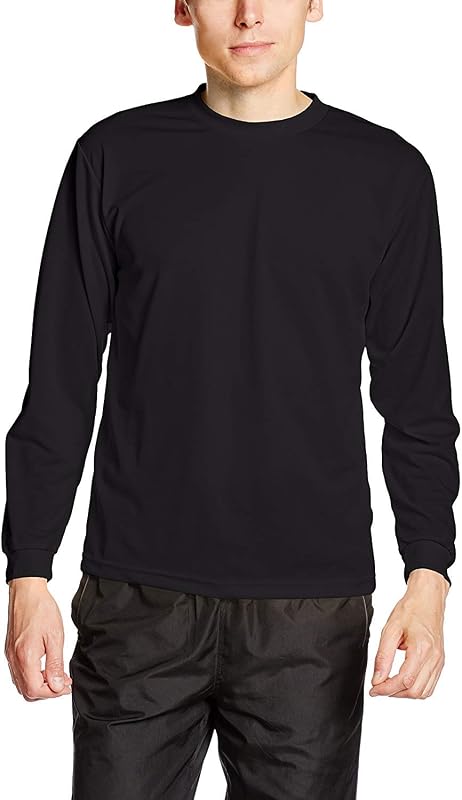 [グリマー] 長袖 4.4オンス ドライ ロングスリーブ Tシャツ [クルーネック] 00304-ALT
